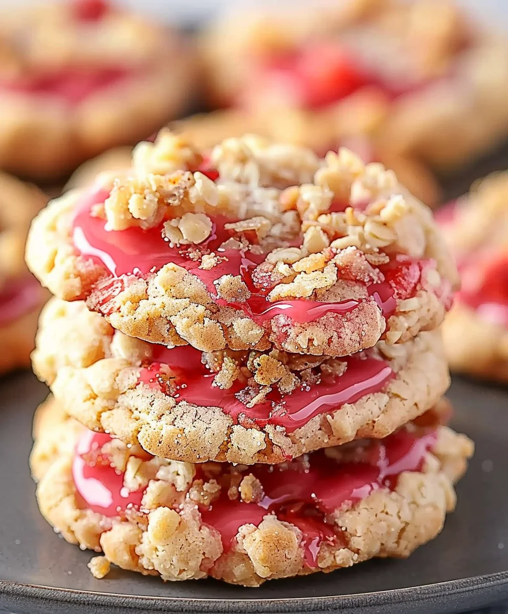 Strawberry Crunch Cookies