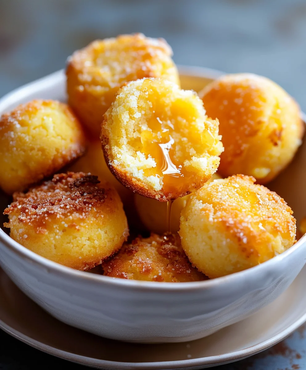 Honey Butter Cornbread Poppers