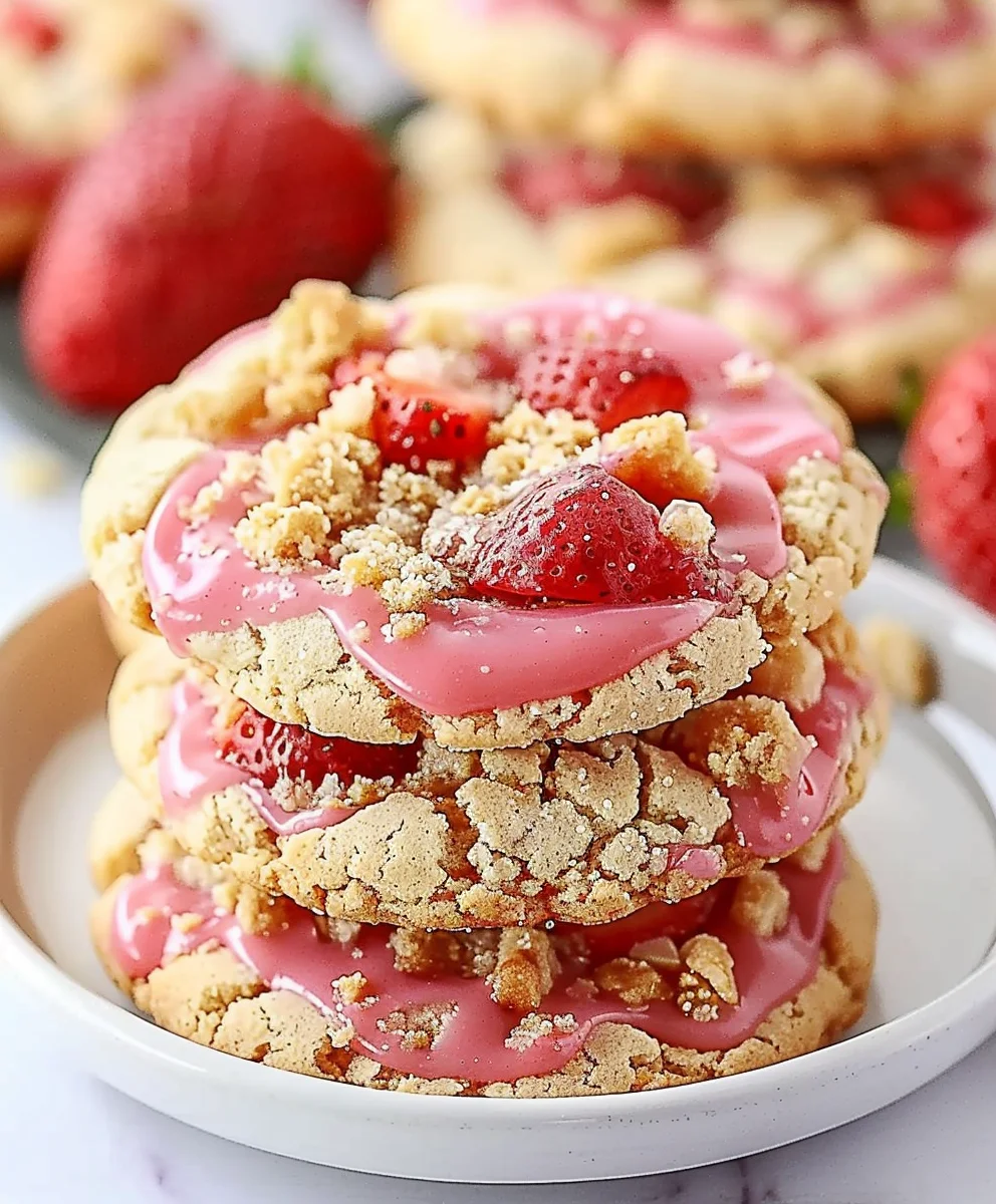 Strawberry Crunch Cookies: Sweet, Crunchy, & Easy to Bake!