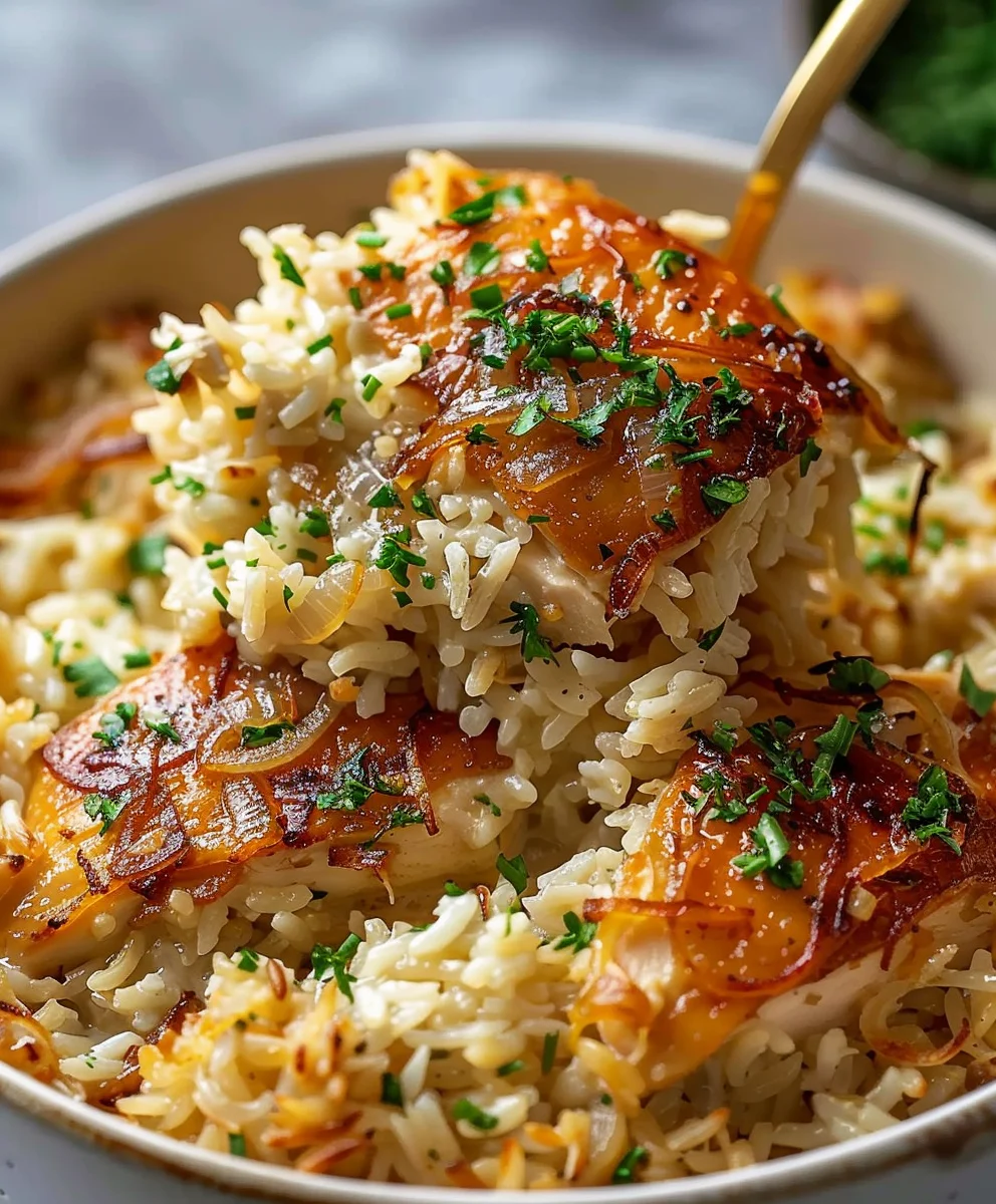 Ultimate French Onion Chicken Rice: Your New Favorite Dinner!