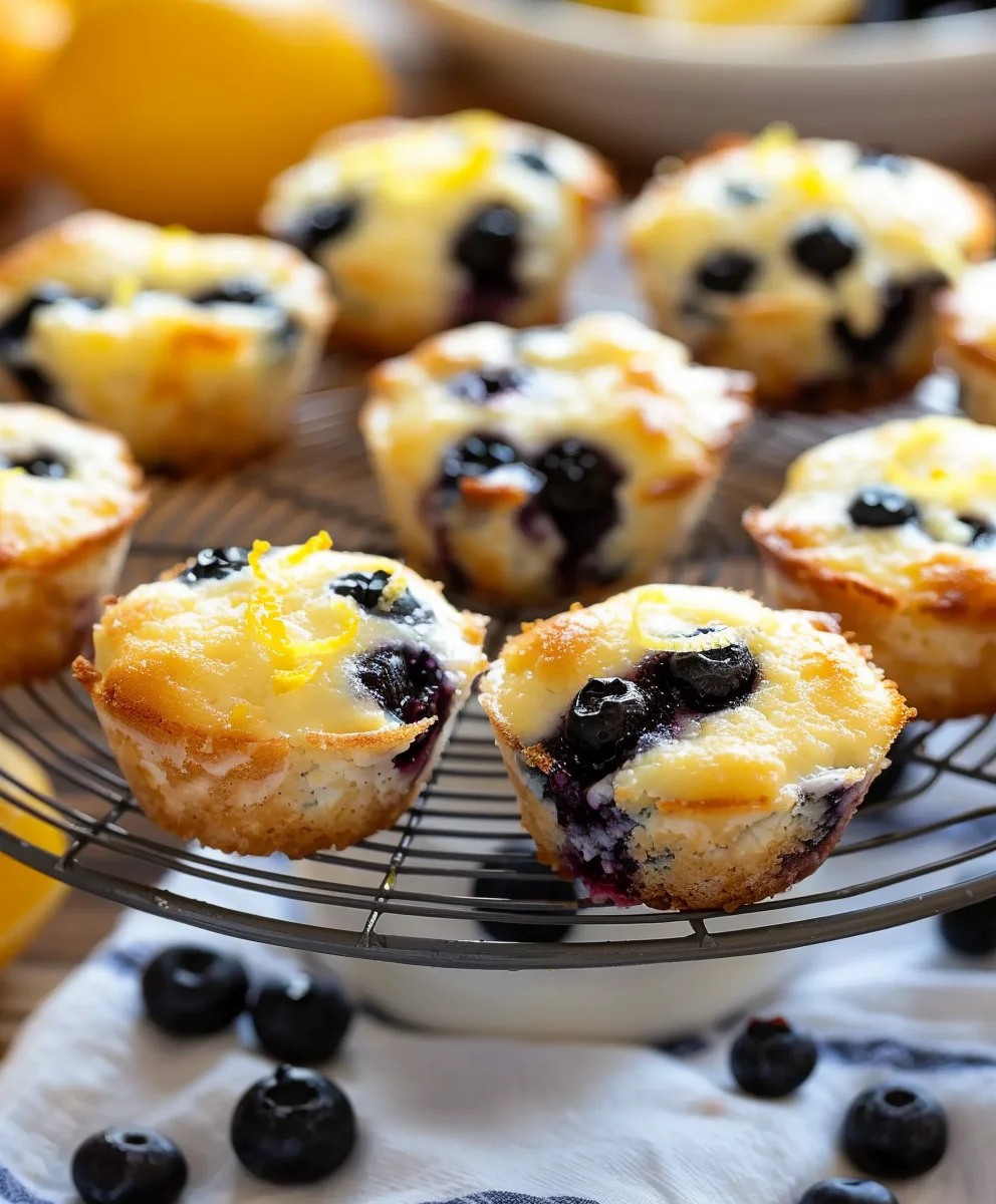 Easy Blueberry & Lemon Zest Cottage Cheese Bites Recipe