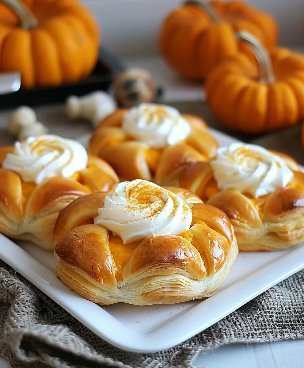 Easy Crescent Pumpkins: Cream Cheese Pumpkin Pie Bliss