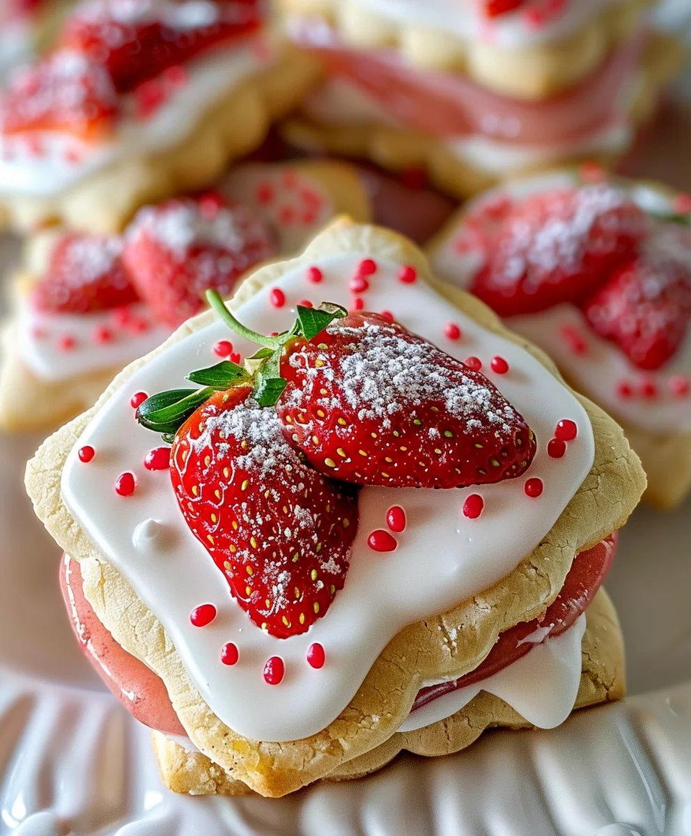 Strawberry Pop Tart Sugar Cookies: A Fun Dessert Idea!