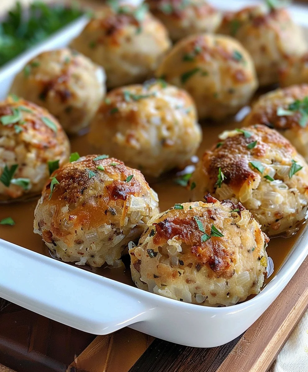Turkey Stuffing Balls