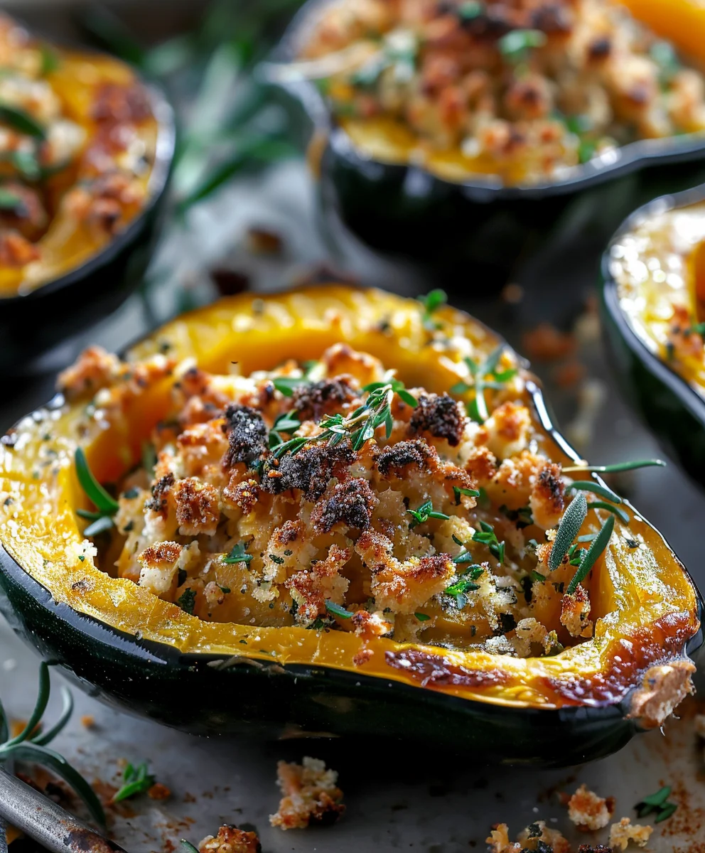 Stuffed Baked Acorn Squash: Healthy & Delicious Dinner