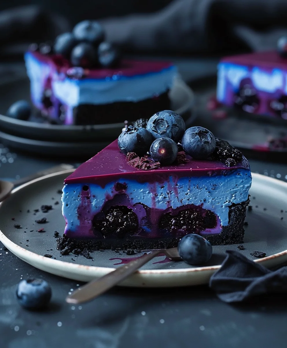 Ravenclaw Midnight Blueberry Cheesecake: A Magical Bite
