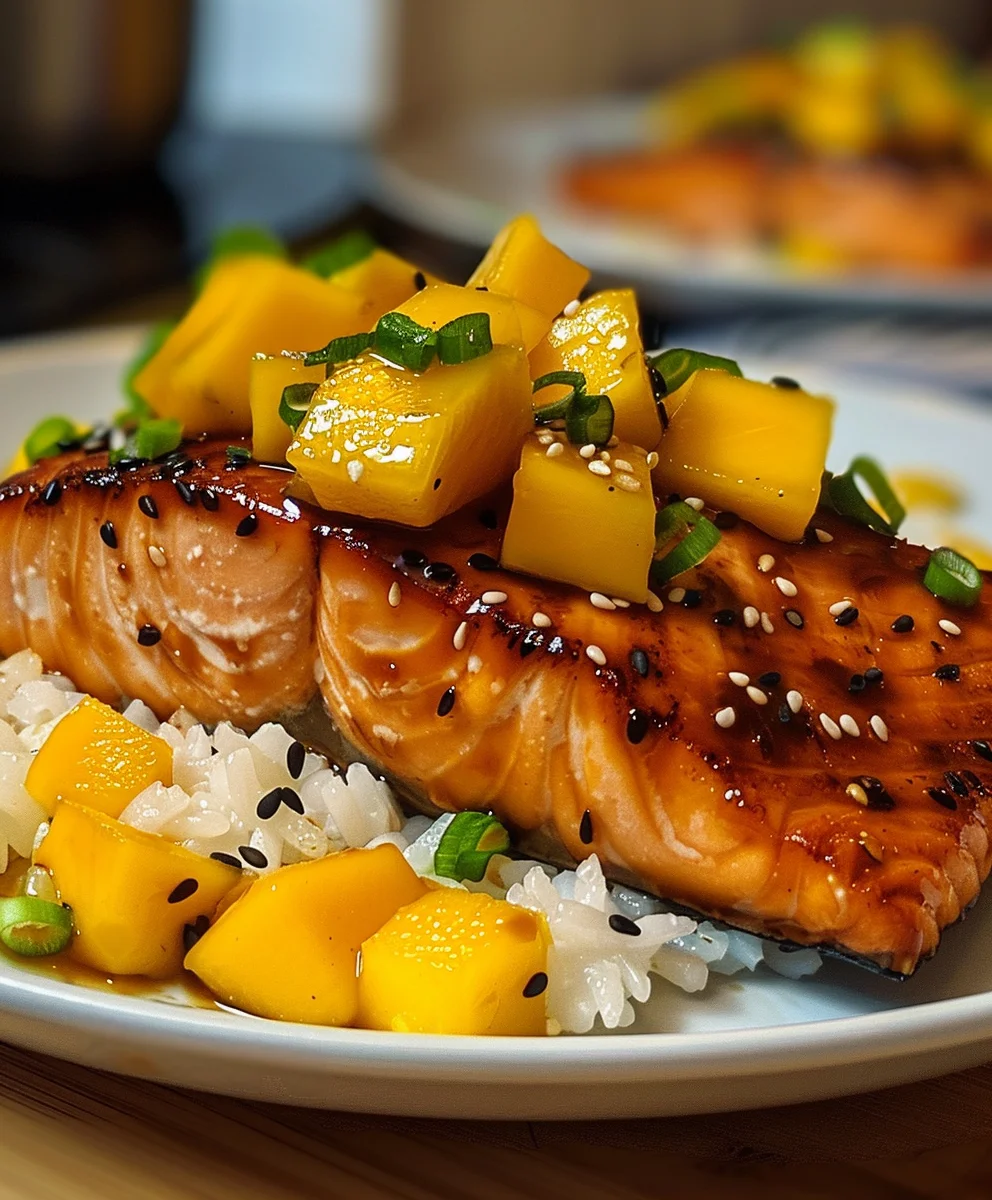 Sweet & Savory Mango Teriyaki Salmon Recipe Perfection