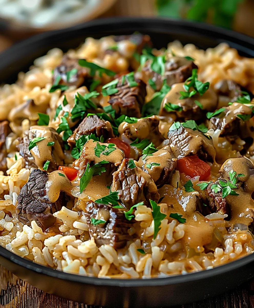 Steak Queso Rice: Easy, Cheesy & Flavorful Dinner!