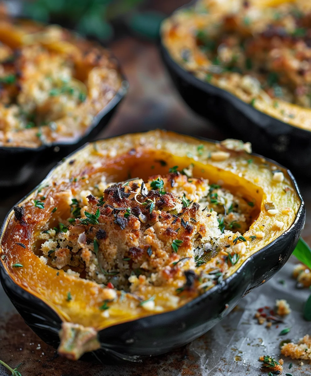 Stuffed Baked Acorn Squash: Healthy & Delicious Dinner
