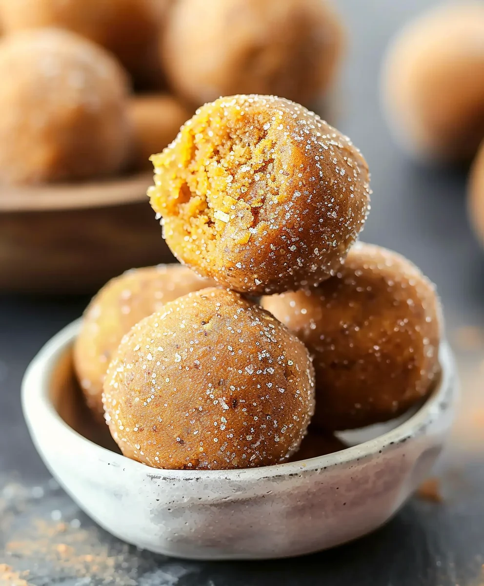 No-Bake Healthy Pumpkin Protein Balls for a Quick Boost!