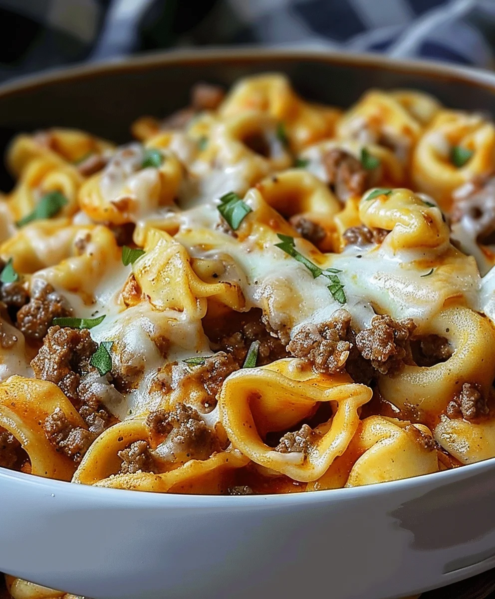 Cheesesteak Tortellini: Provolone Sauce Delight Recipe