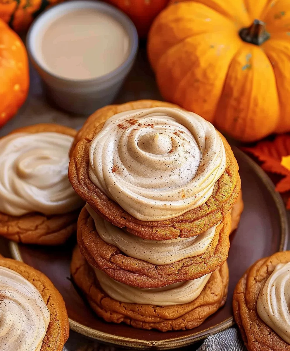 Fluffy Pumpkin Spice Latte Cookies