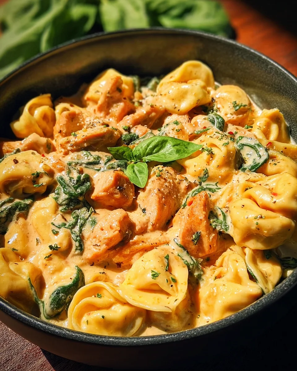 Delicious Crockpot Chicken Tortellini Recipe - Simple & Creamy!