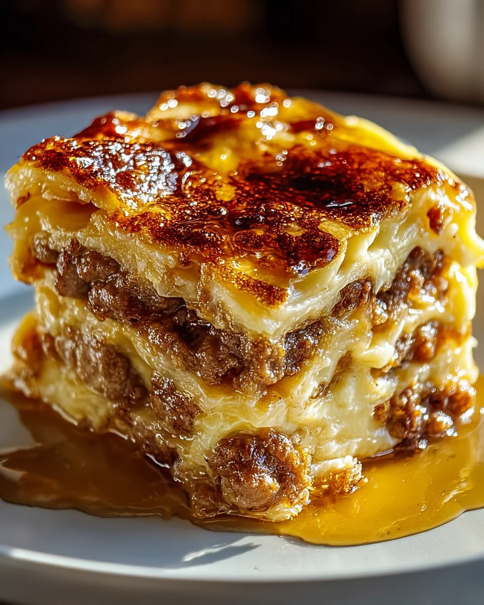 Quick & Easy Pancake Beef Sausage Casserole for Any Meal