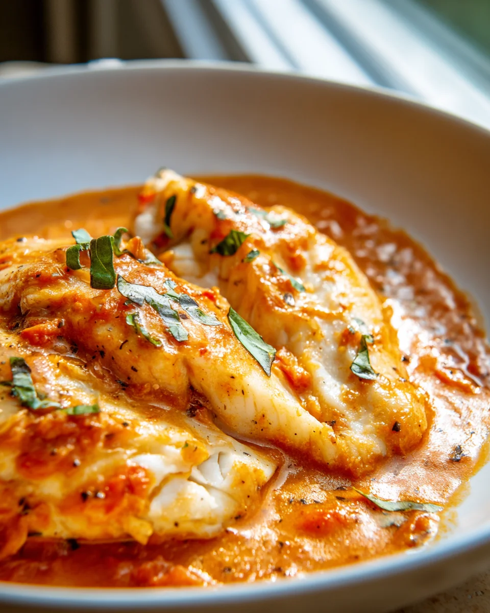 Tilapia Roasted Pepper Sauce: Flavorful & Easy Recipe