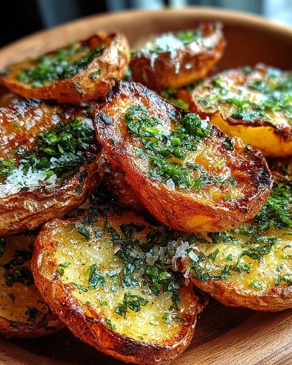 Irresistible Crispy Garlic Herb Roasted Potato Skins