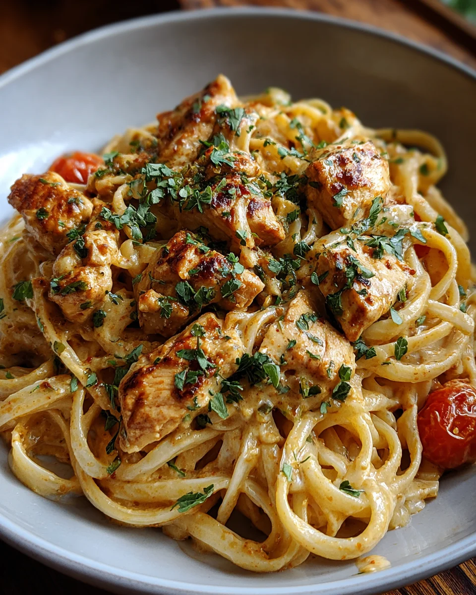 Cowboy Butter Chicken Linguine: Quick & Flavorful Meal