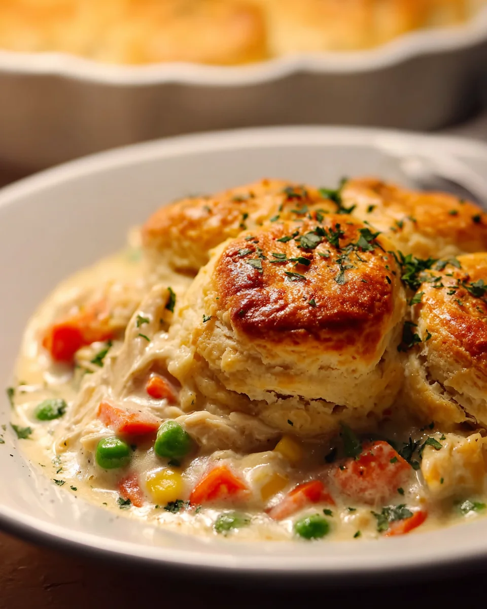 Red Lobster Biscuit Chicken Pot Pie: Comfort Food Bliss!