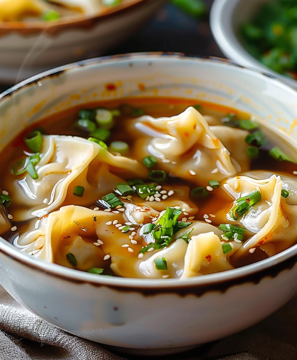 Comforting Potsticker Soup: Delicious Warmth in a Bowl
