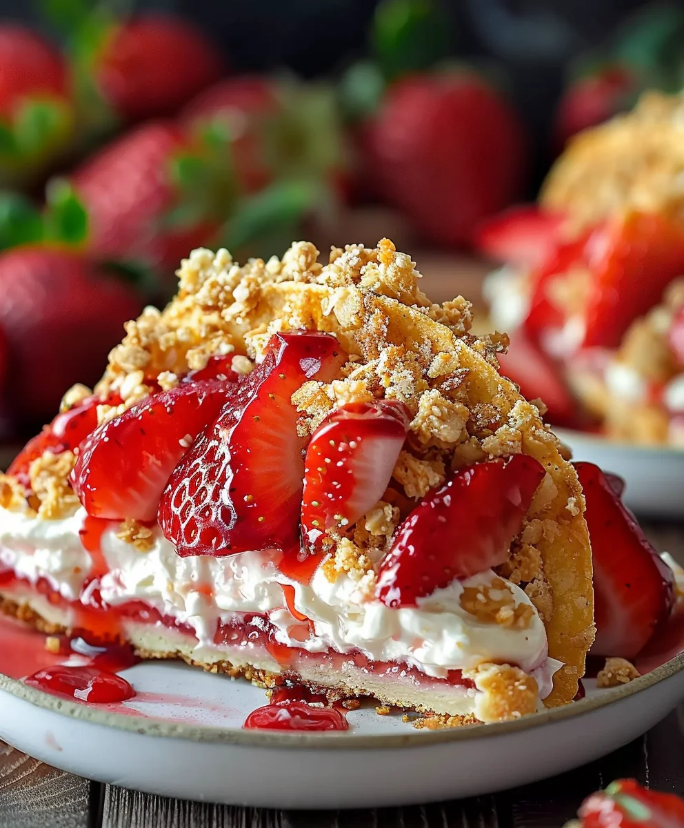 Strawberry Crunch Cheesecake Tacos: The Ultimate Dessert!