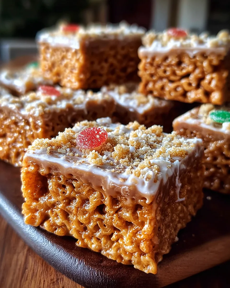 Non-Alcohol Gin Extractgerbread Krispie Treats | Sweet Bite!