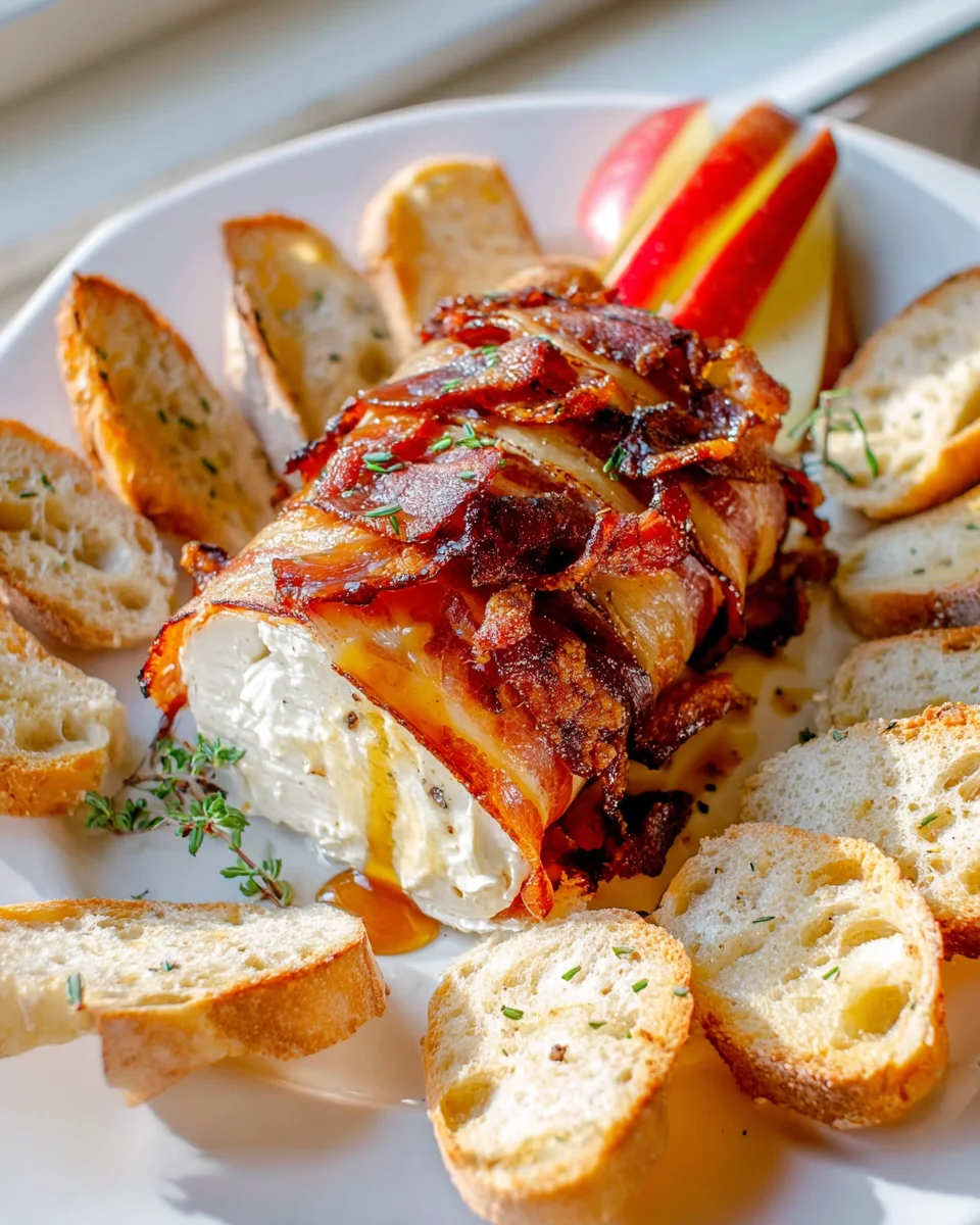 Million Dollar Beef Bacon Goat Cheese Appetizer Log Recipe