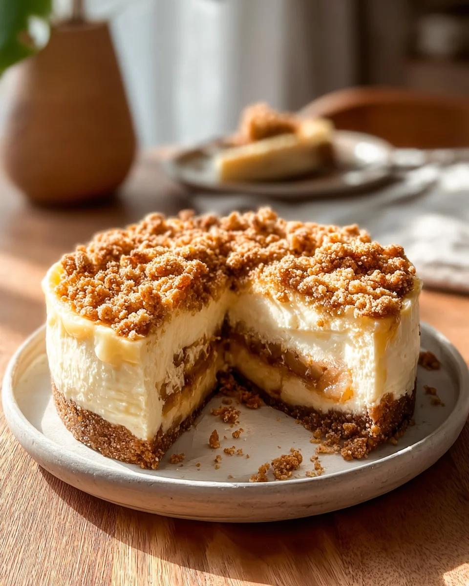 Apple Crumble Cheesecake: The Ultimate Fall Dessert Recipe!