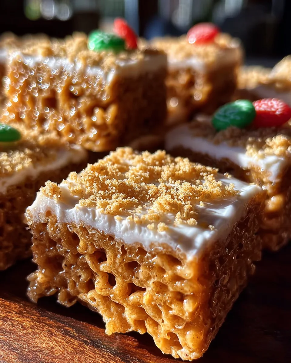 Non-Alcohol Gin Extractgerbread Krispie Treats | Sweet Bite!