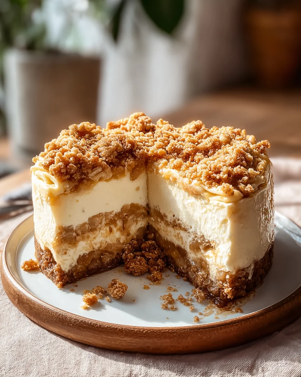 Apple Crumble Cheesecake: The Ultimate Fall Dessert Recipe!