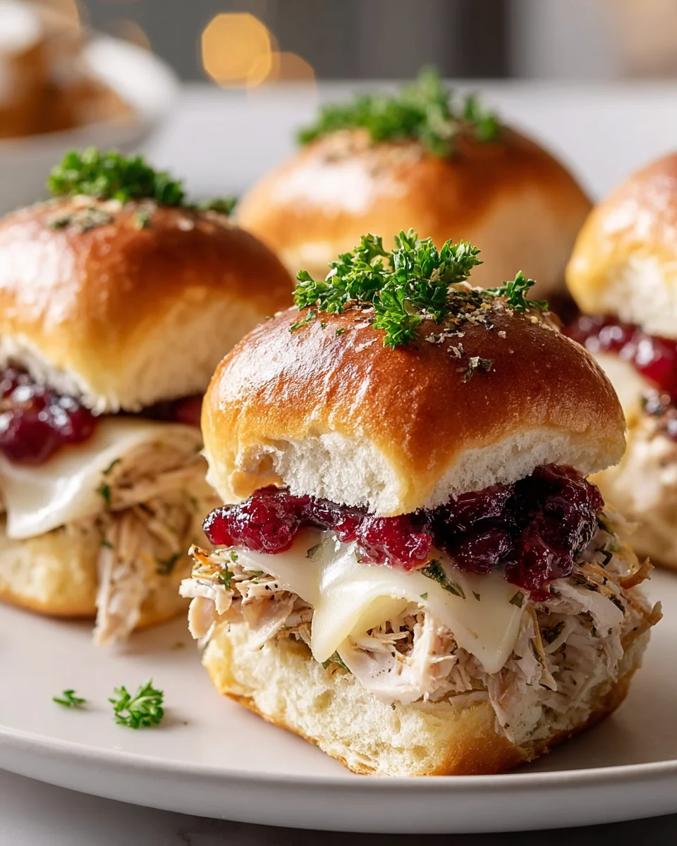 Thanksgiving Turkey Cranberry Sliders: Must-Try Recipe