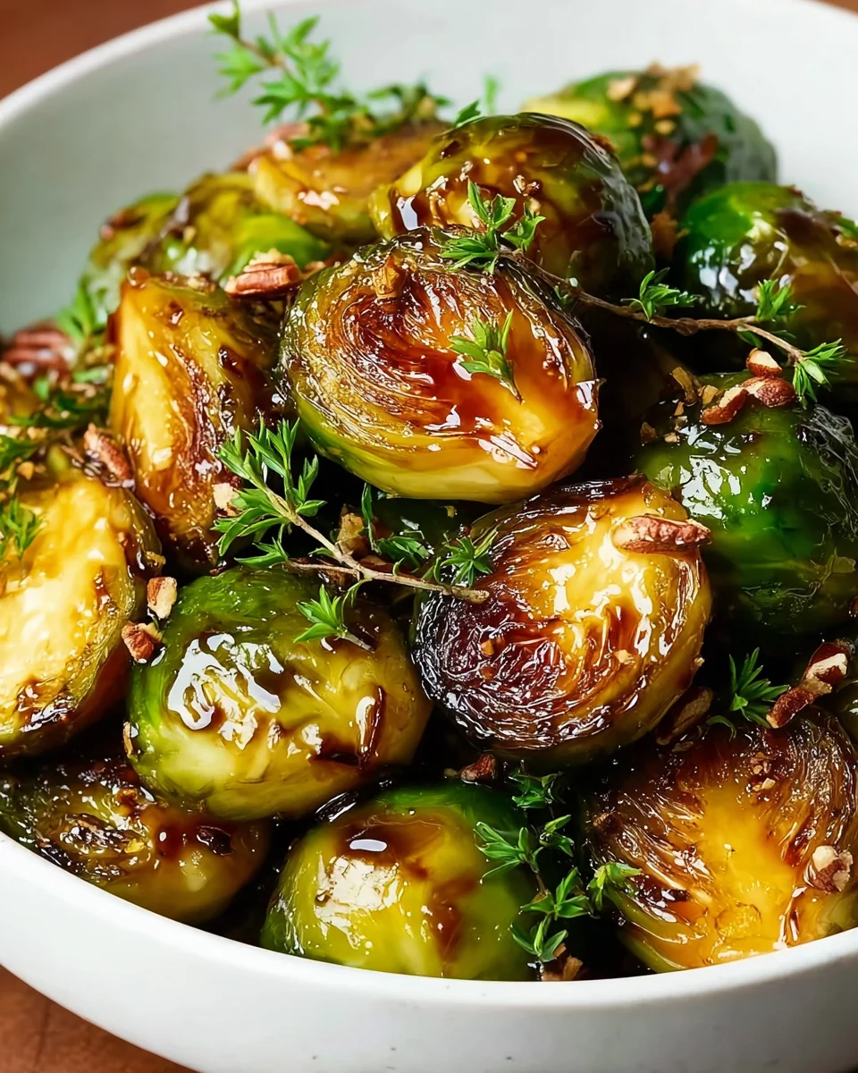 Easy Honey Balsamic Brussels Sprouts: Delicious Recipe!