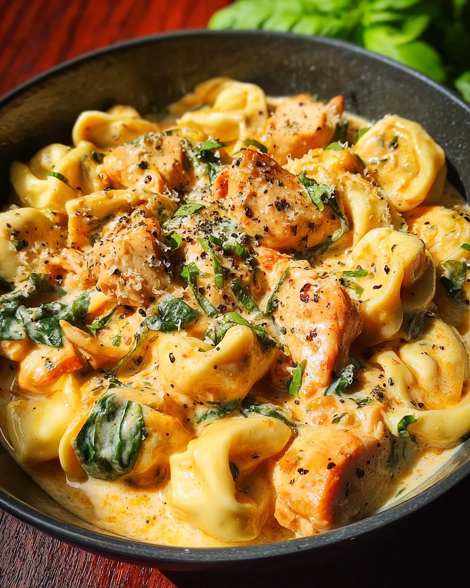Delicious Crockpot Chicken Tortellini Recipe - Simple & Creamy!