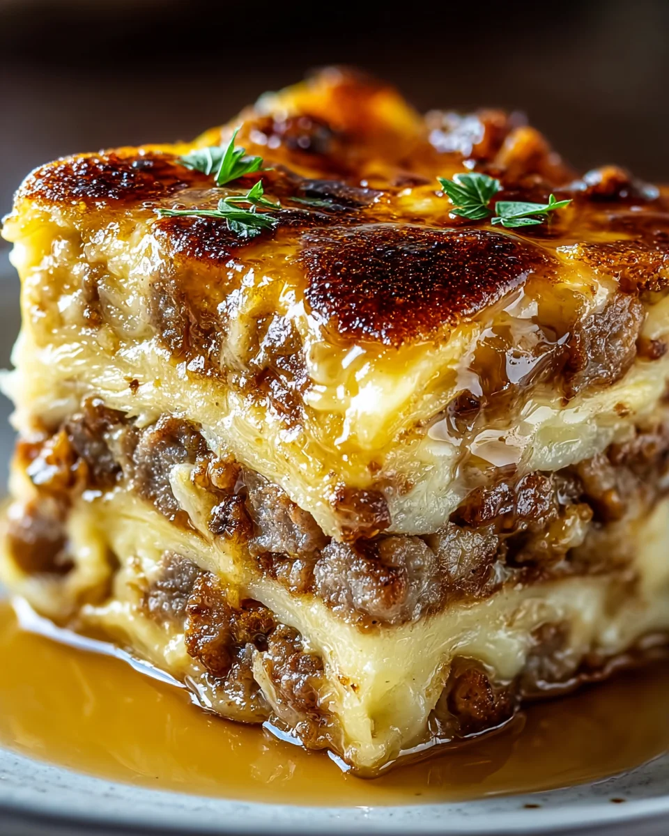 Quick & Easy Pancake Beef Sausage Casserole for Any Meal