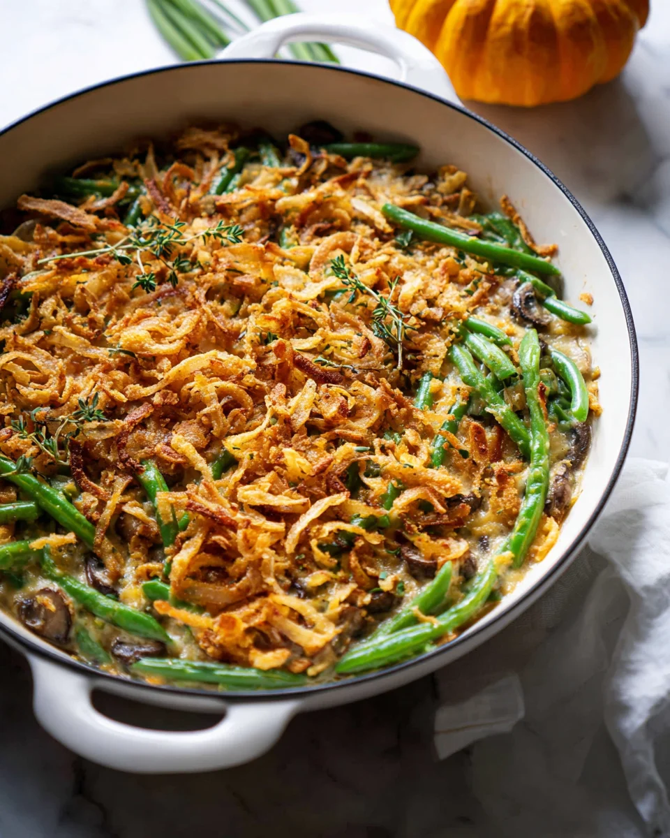 Vegan Green Bean Casserole