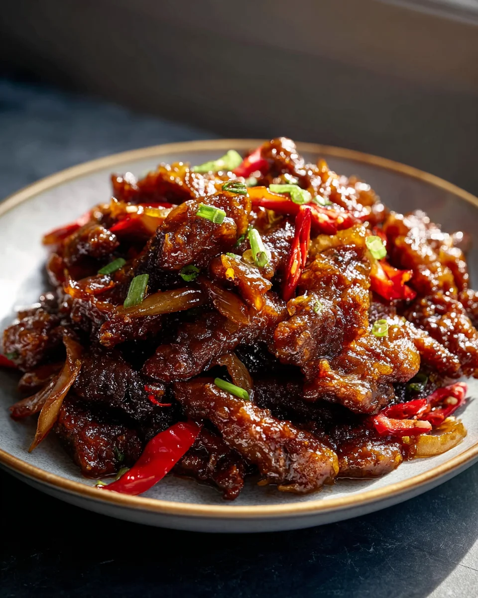 Easy Crispy Chilli Beef: Sweet, Spicy & Perfectly Crunchy