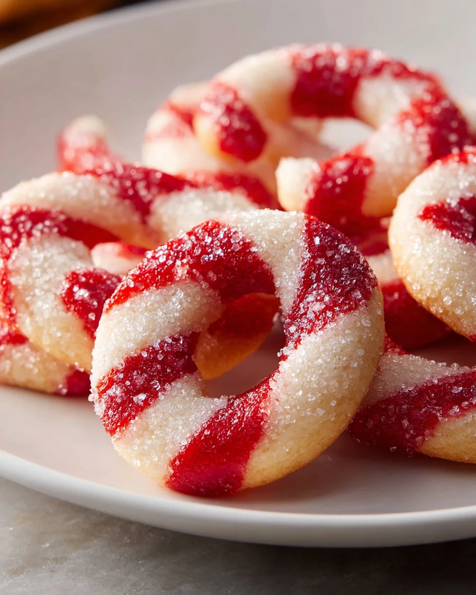 Irresistible Festive Candy Cane Cookies Recipe to Delight!