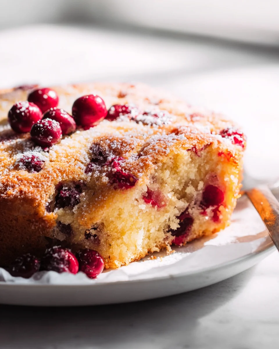 Delicious Cranberry Breakfast Cake Recipe for Your Mornings!