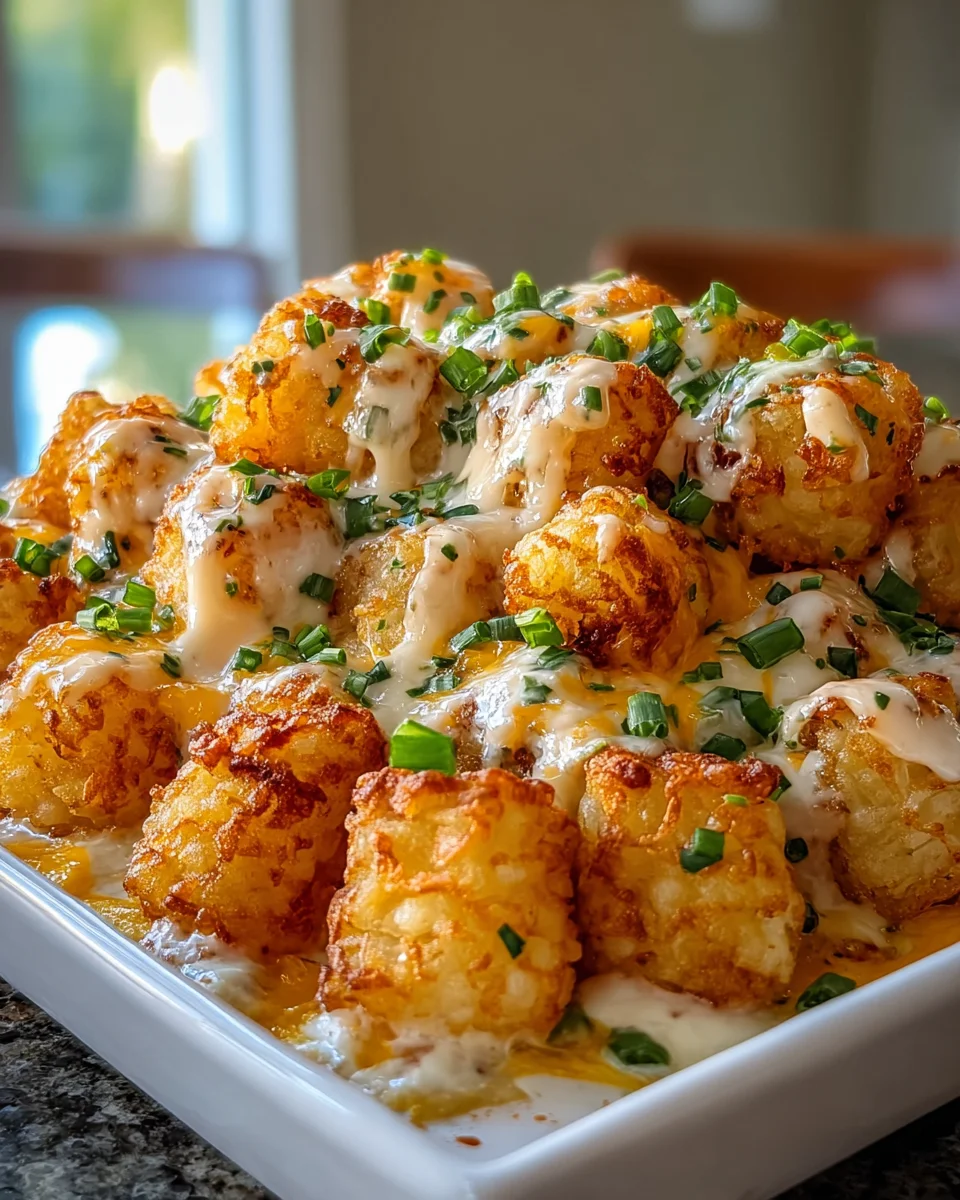 Cheddar Ranch Chicken Tater Tot Bake: Easy Family Dinner