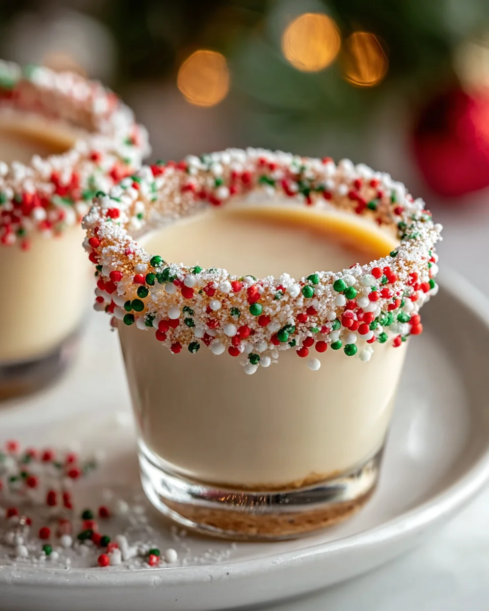 Christmas Sugar Cookie Shots