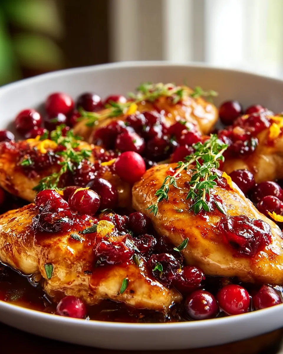 Cranberry Orange Chicken
