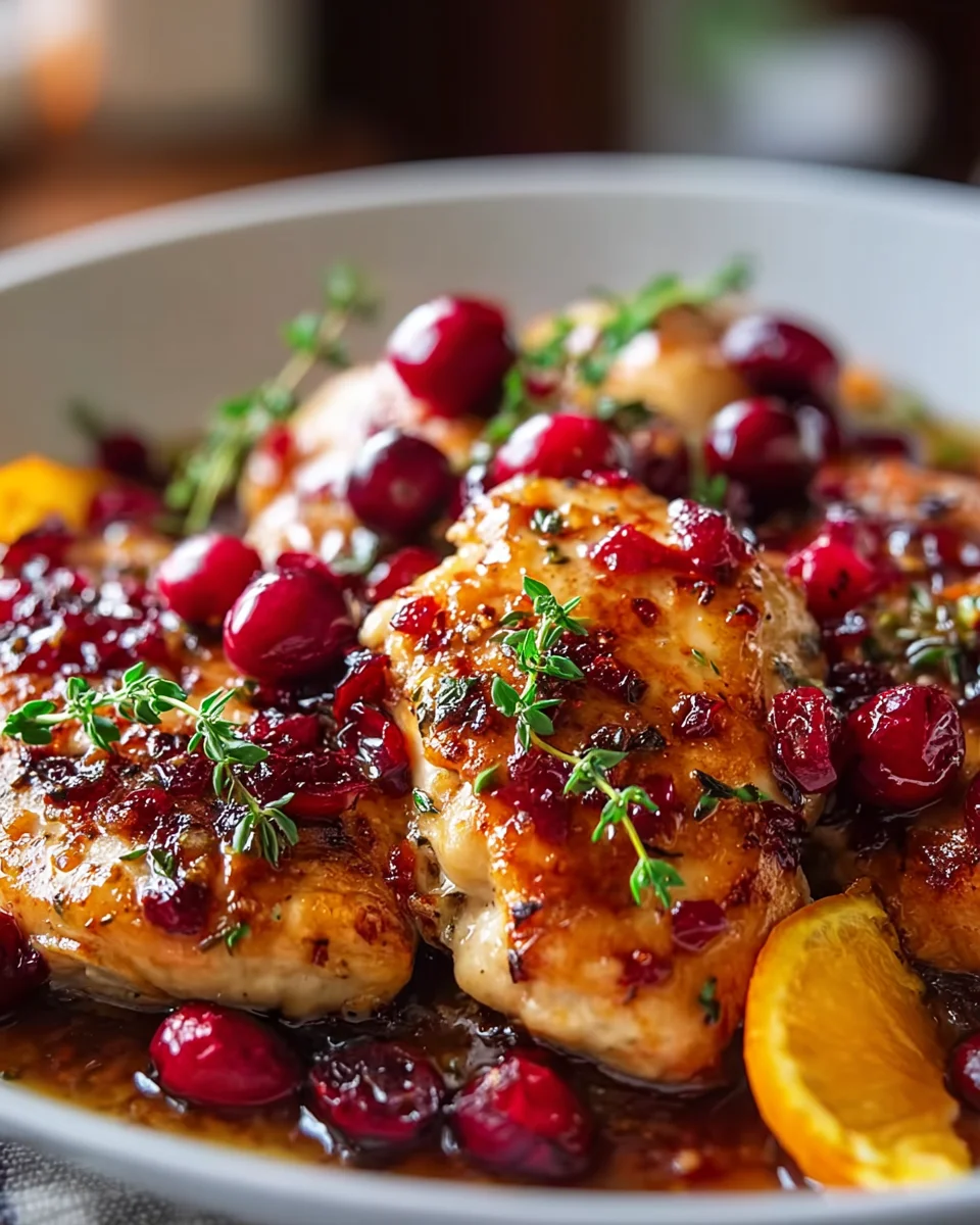 Delicious Cranberry Orange Chicken Recipe for a Flavorful Meal