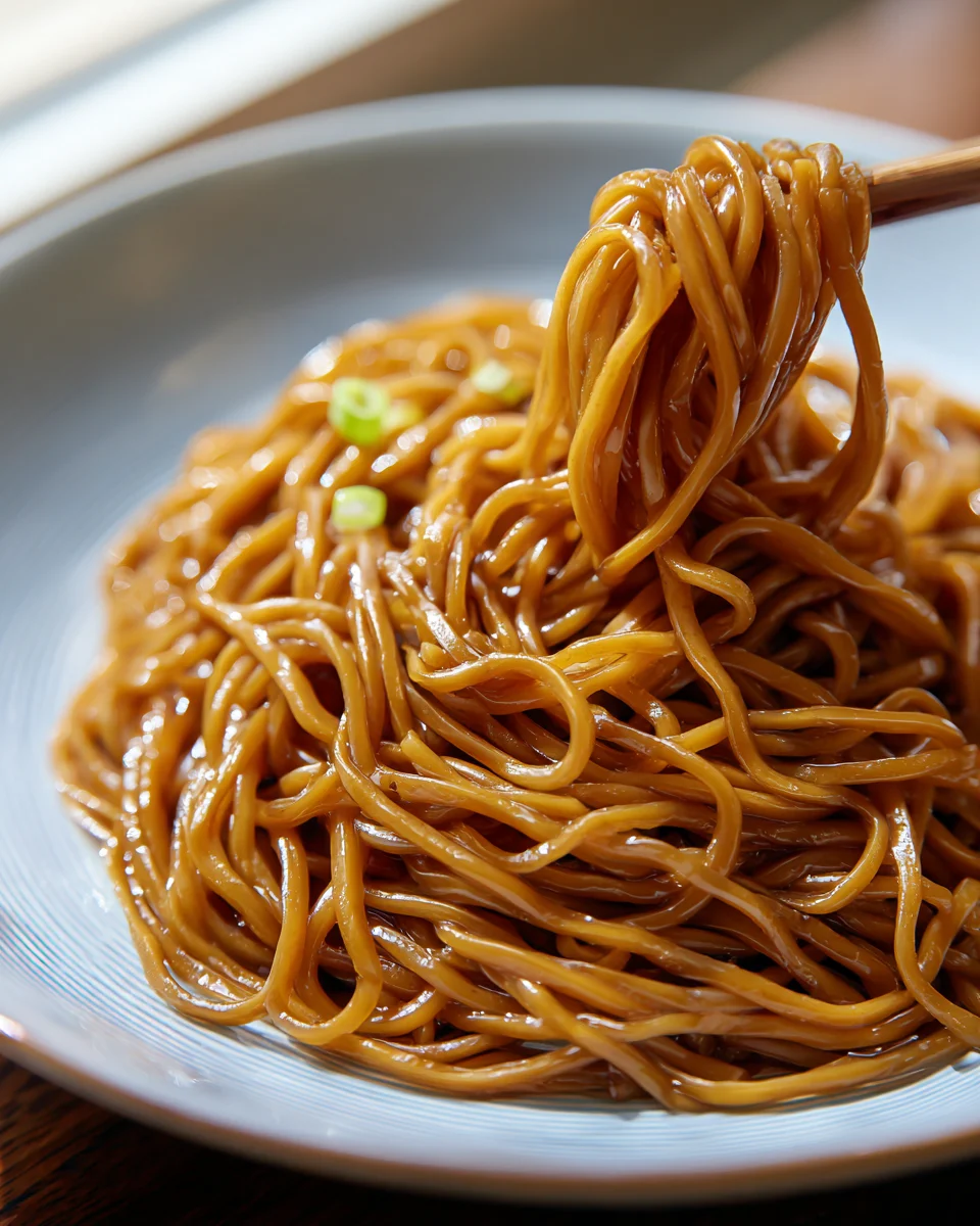 Delicious Plain Lo Mein Noodles Recipe for Quick Meals!