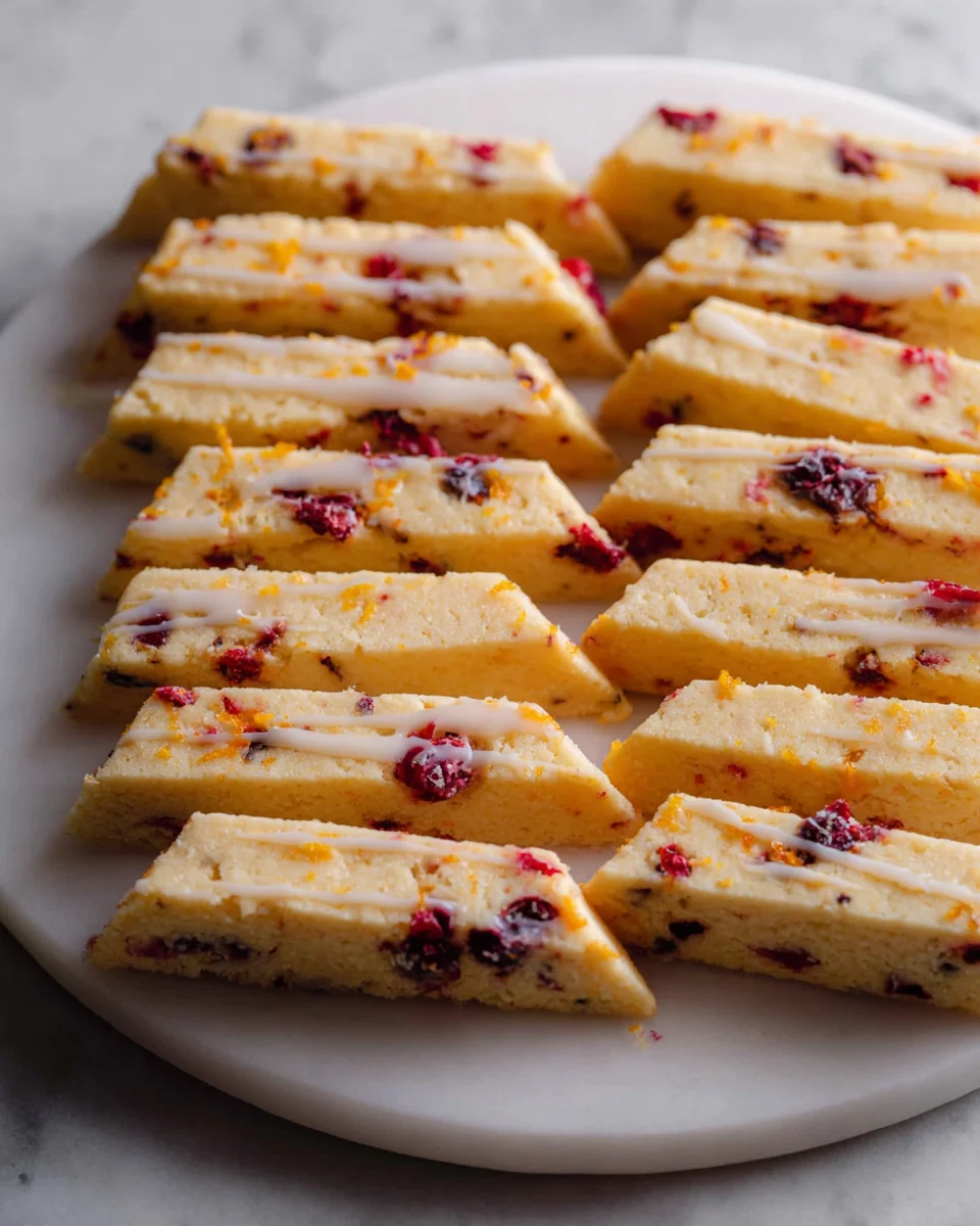 Delicious Orange Cranberry Shortbread Cookies Recipe to Try!