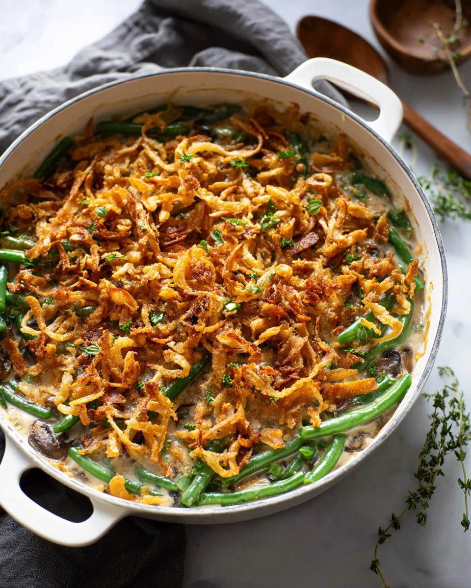 Delicious Vegan Green Bean Casserole for Every Occasion