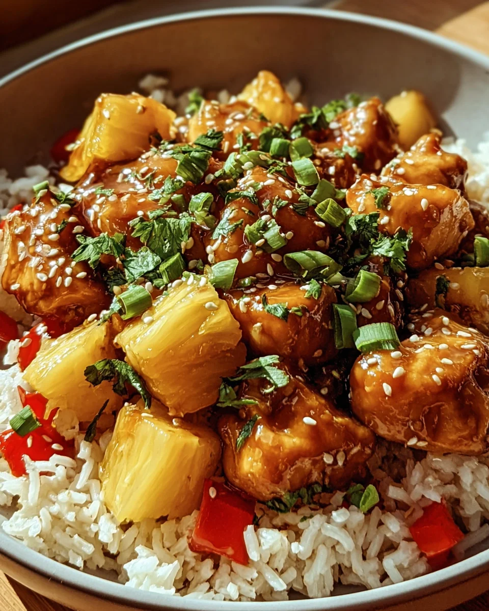 Delicious Pineapple Chicken and Rice Recipe for Family Dinners