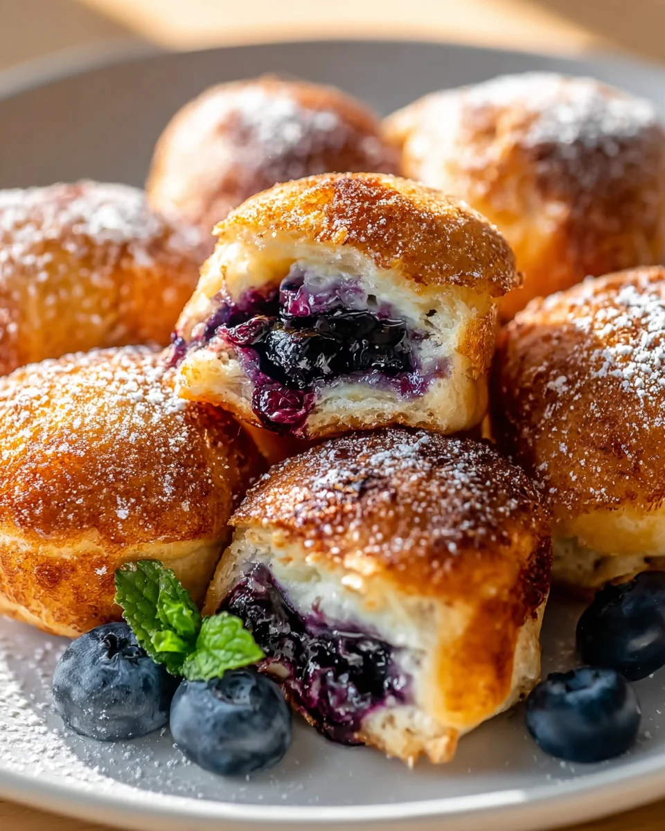 Delicious Blueberry Pie Bombs Recipe for Dessert Lovers!