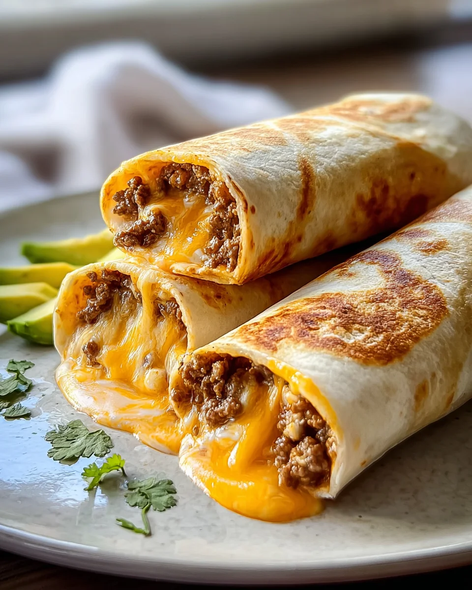 Beef Cheeseburritos: Easy, Cheesy & Delicious Recipe!