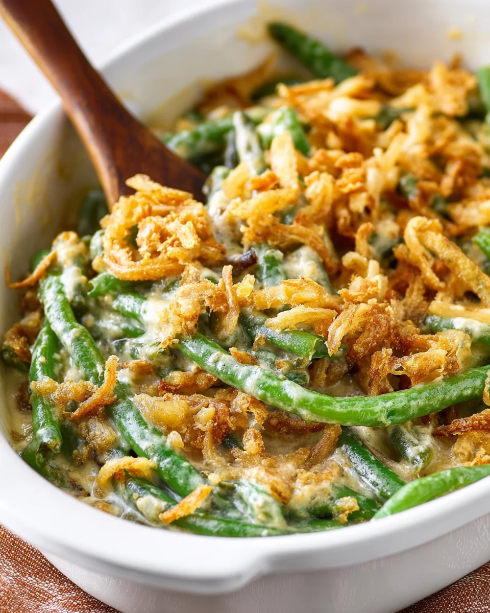 Classic Green Bean Casserole Recipe – Easy & Delicious!