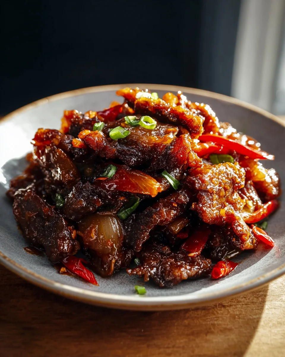 Easy Crispy Chilli Beef: Sweet, Spicy & Perfectly Crunchy