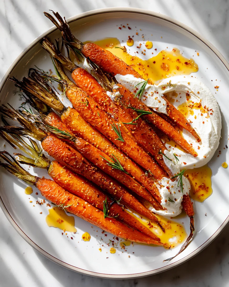Roasted Carrots With Whipped Ricotta And Chili Butter
